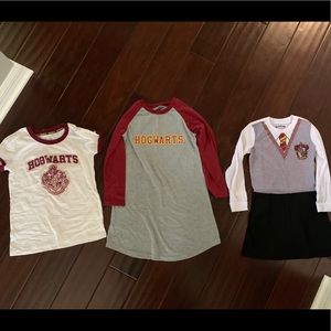Hogwarts lot of 3: girls sz 6/7/8